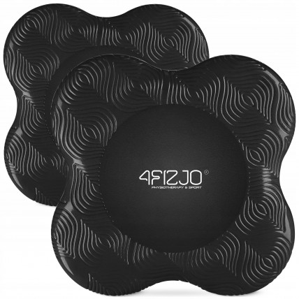 Подставки под колени и локти для йоги 4FIZJO 2 шт Black (P-5907739315335)