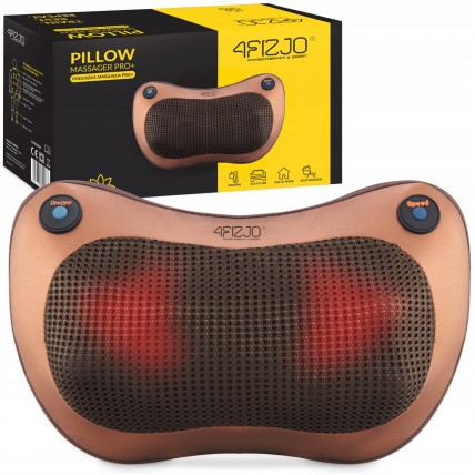 Подушка-масажер 4FIZJO Shiatsu Pro+ Brown (P-5907739319166)