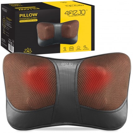 Подушка-масажер 4FIZJO Shiatsu Ultra+ Brown (P-5907739319180)