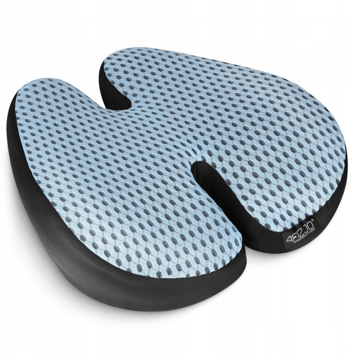 Ортопедична подушка 4FIZJO для спини 41 x 40 см Sky Blue (P-5907739318770)