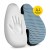 Ортопедична подушка 4FIZJO для спини 41 x 40 см Sky Blue (P-5907739318770)
