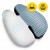 Ортопедична подушка 4FIZJO для спини 41 x 40 см Sky Blue (P-5907739318770)