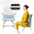Ортопедична подушка 4FIZJO для спини 48 x 23 см Sky Blue (P-5907739318732)