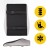 Ортопедична подушка 4FIZJO для спини 46 x 39 см охолоджуюча Black/Grey (P-5907739318756)