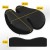Ортопедическая подушка 4FIZJO для спины 41 x 40 см Black (P-5907739318763)