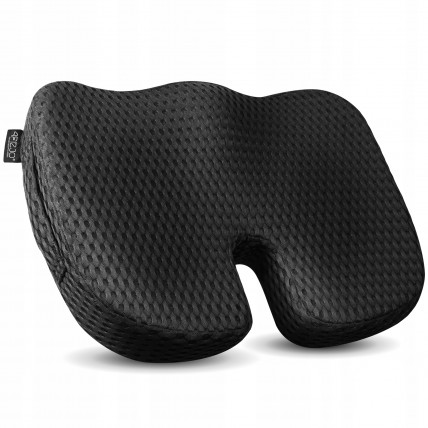 Ортопедична подушка 4FIZJO для сидіння 35 x 45 x 7 см Black (P-5907739318794)