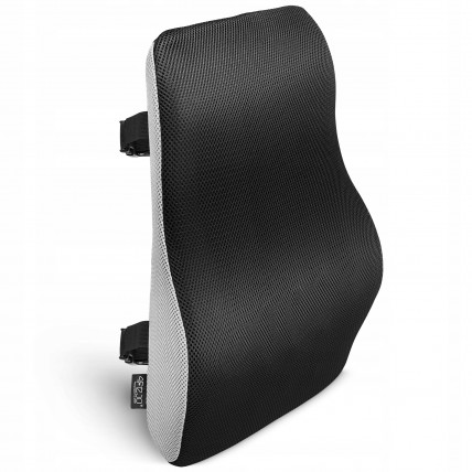 Ортопедична подушка 4FIZJO для спини 46 x 39 см охолоджуюча Black/Grey (P-5907739318756)
