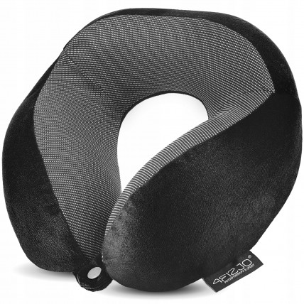 Подушка дорожная 4FIZJO 30 x 27 x 12 см Black (P-5907739319425)
