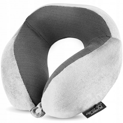 Подушка дорожная 4FIZJO 30 x 27 x 12 см Grey (P-5907739319432)