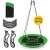 Гойдалка-гніздо кругла 4FIZJO L 100 см Black/Green (P-5907739314512)