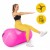 Повітряна бочка для гімнастики 4FIZJO Air Barrel 100 x 60 см Pink (P-5905973405478)