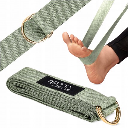 Ремінь для йоги 4FIZJO 300 см Olive (P-5907739318442)