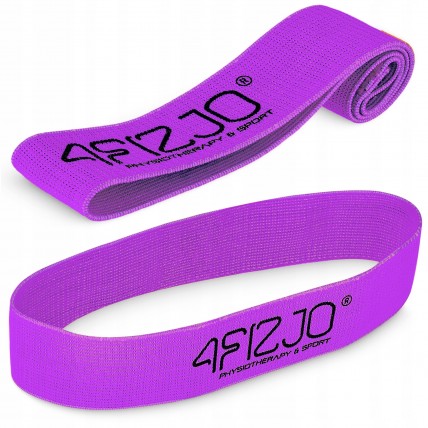 Резинка для фітнесу та спорту із тканини 4FIZJO Flex Band 16-22 кг Violet (P-5907739311696)