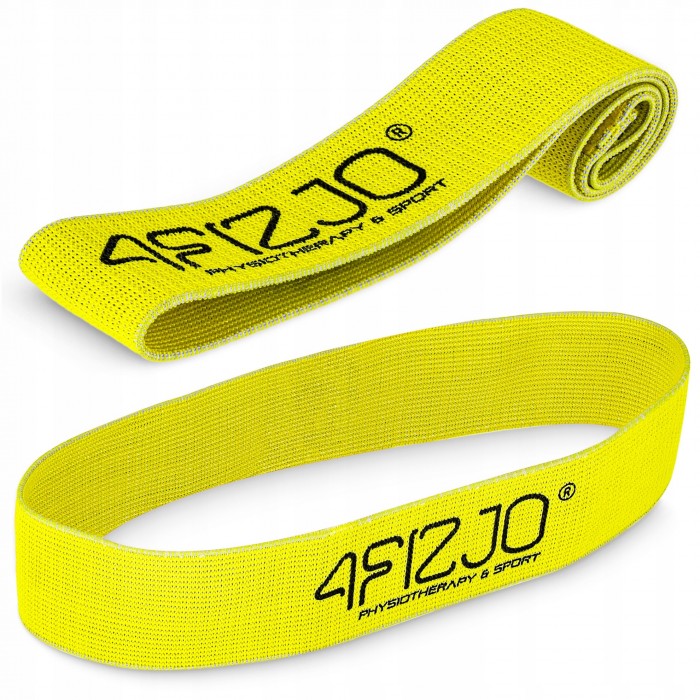 Резинка для фитнеса и спорта из ткани 4FIZJO Flex Band 23-29 кг Yellow (P-5907739311702)