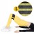 Резинка для фітнесу та спорту із тканини 4FIZJO Hip Band 10-15 кг Black/Yellow (P-5907739310309)