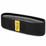 Резинка для фитнеса и спорта из ткани 4FIZJO Hip Band 25-30 кг Black/Grey (P-5907739310286)