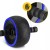 Ролик (гімнастичне колесо) для преса 4FIZJO Ab Wheel XL Black/Blue (P-5907739314437)
