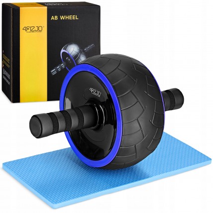 Ролик (гимнастическое колесо) для пресса 4FIZJO Ab Wheel XL Black/Blue (P-5907739314437)