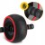Ролик (гімнастичне колесо) для преса 4FIZJO Ab Wheel XL Black/Red (P-5907739312747)