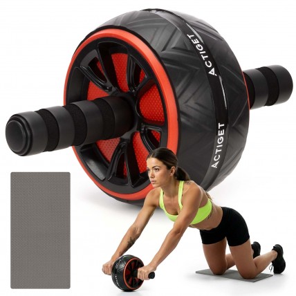 Ролик (гимнастическое колесо) для пресса Actiget Ab Wheel ACT0111 Black/Red