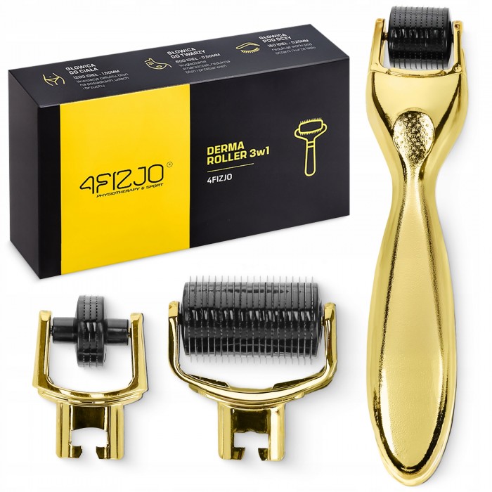 Мезороллер 4FIZJO Derma Roller 3 в 1 (дермароллер) для лиця та тіла (P-5907739312228)