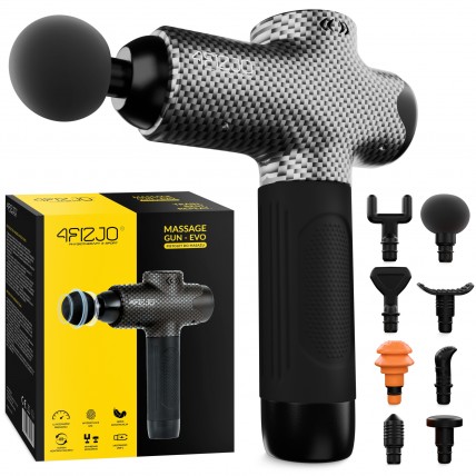 Ручной перкуссионный массажер 4FIZJO Massage Gun Evo 30 Вт массажный пистолет (P-5907739319920)