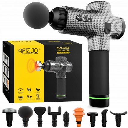 Ручной перкуссионный массажер 4FIZJO Massage Gun Ultra 100 Вт массажный пистолет (P-5907739315632)