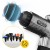 Ручний перкусійний масажер 4FIZJO Massage Gun Ultra Cool Edition 100 Вт масажний пістолет (P-5905973401470)