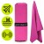Рушник спортивний Actiget 180 x 100 см з мікрофібри ACT0187 Pink Рушник спортивний Actiget 180 x 100 см з мікрофібри ACT0187 Pink