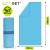 Рушник спортивний Actiget 180 x 100 см з мікрофібри ACT0193 Sky Blue Рушник спортивний Actiget 180 x 100 см з мікрофібри ACT0193 Sky Blue