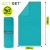 Рушник спортивний Actiget 180 x 100 см з мікрофібри ACT0195 Turquoise Рушник спортивний Actiget 180 x 100 см з мікрофібри ACT0195 Turquoise