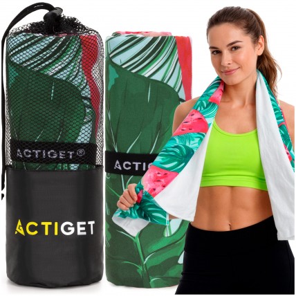 Рушник спортивний Actiget 180 x 100 см з мікрофібри ACT0196