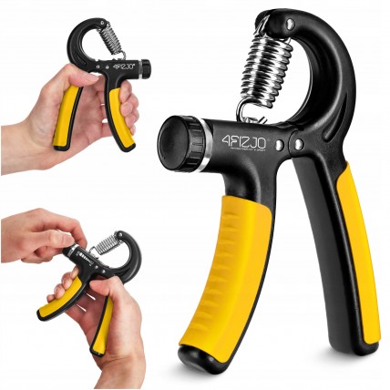 Еспандер кистьовий 4FIZJO 10-40 кг з регульованим навантаженням Black/Yellow (P-5907739311238)