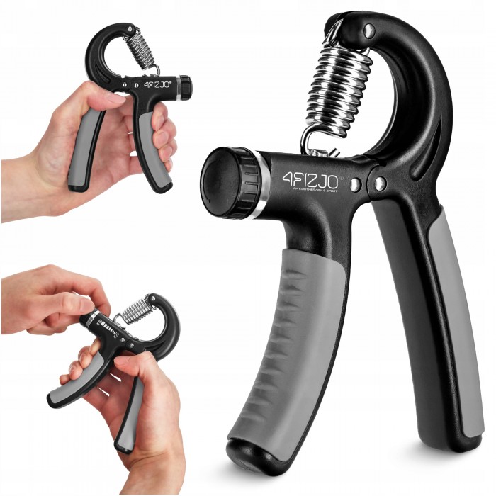 Эспандер кистевой 4FIZJO 10-40 кг с регулируемой нагрузкой Black/Grey (P-5907739311245)