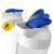 Шейкер спортивный 4FIZJO Ultra 700 мл White/Blue (P-5905973407076)