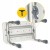 Сходинка-табурет 4FIZJO для ванної та душу, регульована White/Grey (P-5905973403429)