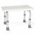 Сходинка-табурет 4FIZJO для ванної та душу, регульована White/Grey (P-5905973403429)