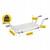 Сидение-скамейка для ванной 4FIZJO регулируемое White/Grey (P-5905973403436)