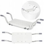 Сидение-скамейка для ванной 4FIZJO регулируемое White/Grey (P-5905973403436)