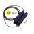 Скакалка швидкісна для кросфіту Cornix Speed Rope Classic XR-0147 Black/Blue