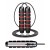Скакалка швидкісна для кросфіту Cornix Speed Rope Classic XR-0150 Black/Red