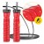 Скакалка швидкісна для кросфіту 4FIZJO Speed Rope PRO+ Red (P-5907739313171)