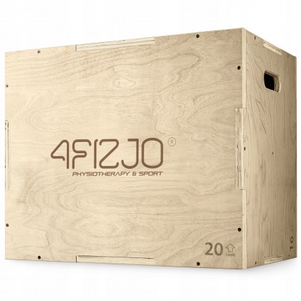 Плиометрический бокс 4FIZJO 3 в 1 60 x 50 x 40 см деревянный (P-5907739315403)