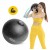 Слембол (медицинский мяч) для кроссфита 4FIZJO Slam Ball 10 кг Black (P-5907739315441)
