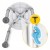 Стул-табурет поворотный 4FIZJO для ванной и душа, регулируемый White/Grey (P-5905973403412)