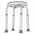 Стул-табурет поворотный 4FIZJO для ванной и душа, регулируемый White/Grey (P-5905973403412)