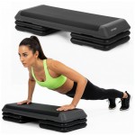 Степ-платформа 3-ступінчаста Actiget Pro 108 х 28.5 х 10-19.5 см ACT0121 Black/Grey Степ-платформа 3-ступінчаста Actiget Pro 108 х 28.5 х 10-19.5 см ACT0121 Black/Grey