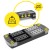 Степ-платформа 3-ступінчаста Cornix 78 х 29 х 10-20 см XR-0184 Black/Grey