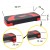 Степ-платформа 3-ступінчаста Cornix 78 х 29 х 10-20 см XR-0185 Black/Red