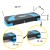 Степ-платформа 3-ступенчатая Cornix 78 х 29 х 10-20 см XR-0186 Black/Blue